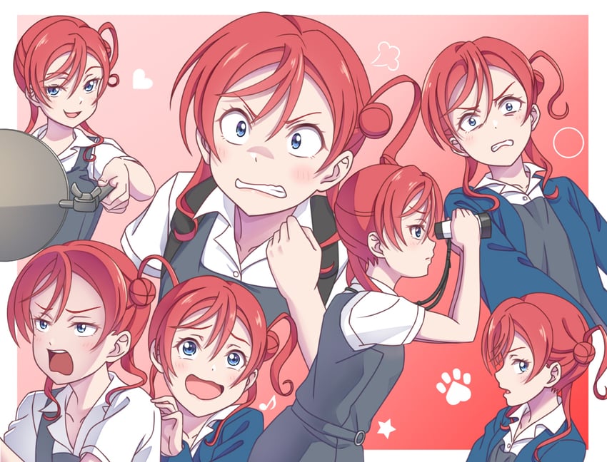 yoneme mei (love live! and 1 more) drawn by tsukimi_seiya