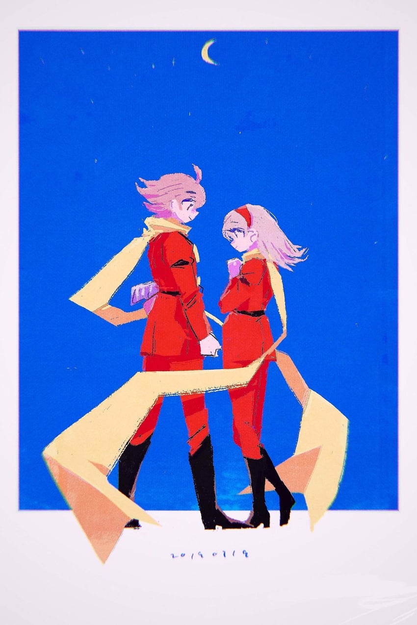 francoise arnoul and shimamura joe (cyborg 009) drawn by manodemarina