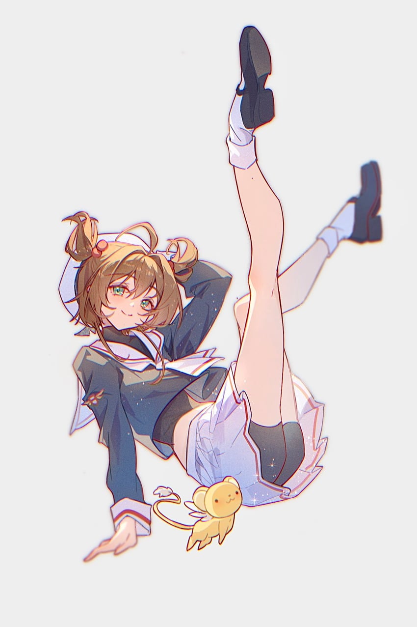 kinomoto sakura and kero (cardcaptor sakura) drawn by cloudyman