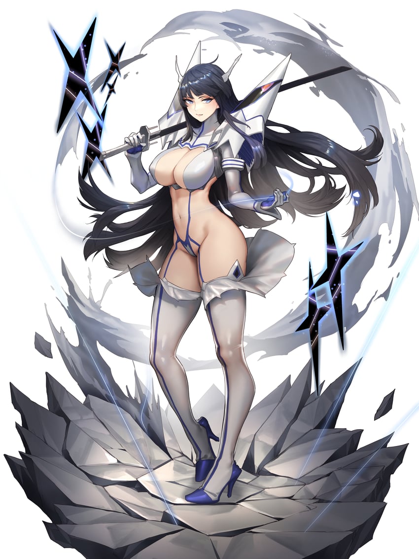 kiryuuin satsuki and junketsu (kill la kill) drawn by jinlin