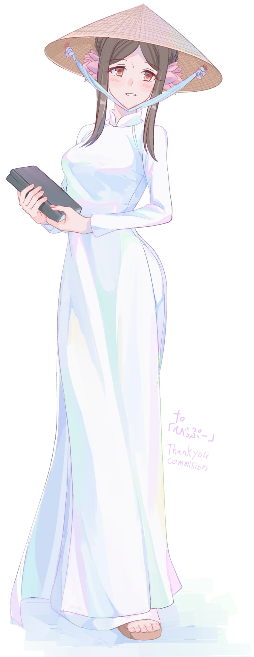 pham thi ran (muv-luv and 2 more) drawn by nguyen_tam_lee