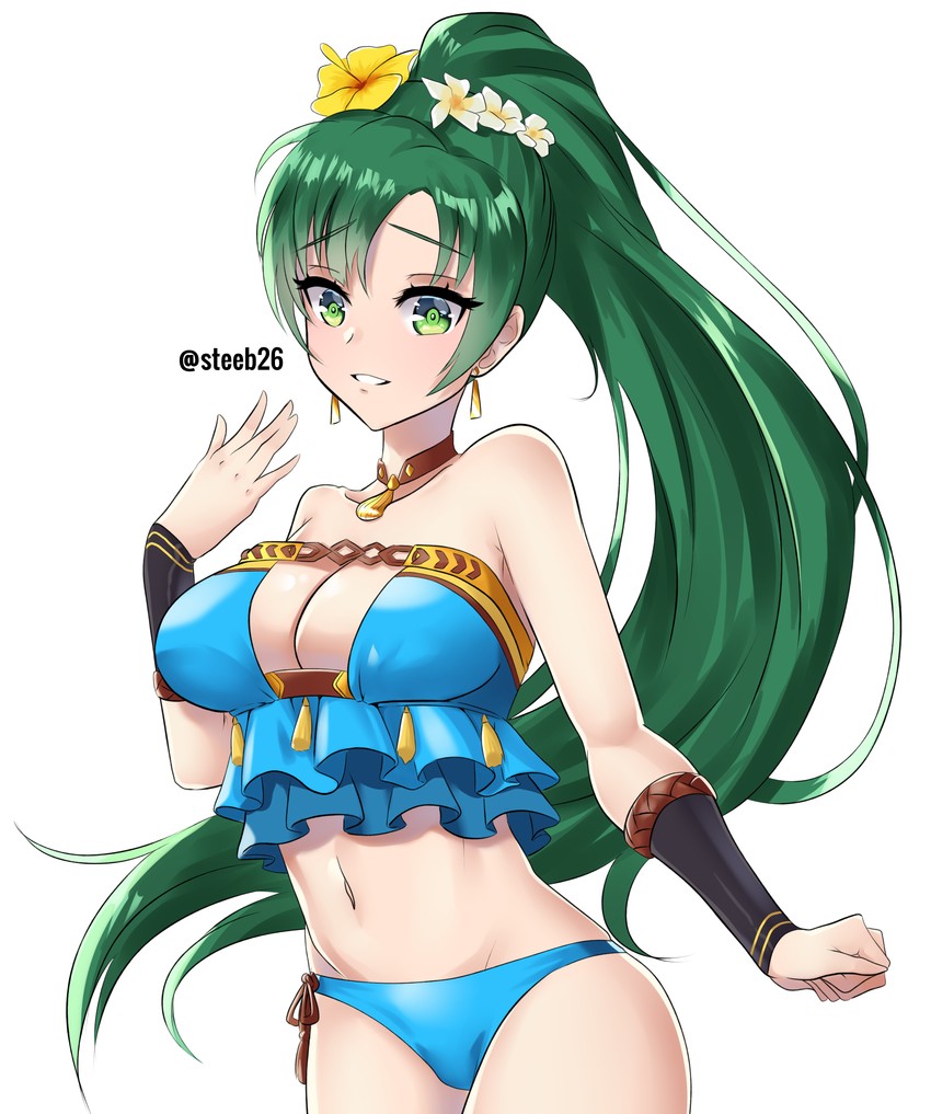 lyn (fire emblem and 2 more) drawn by steeb