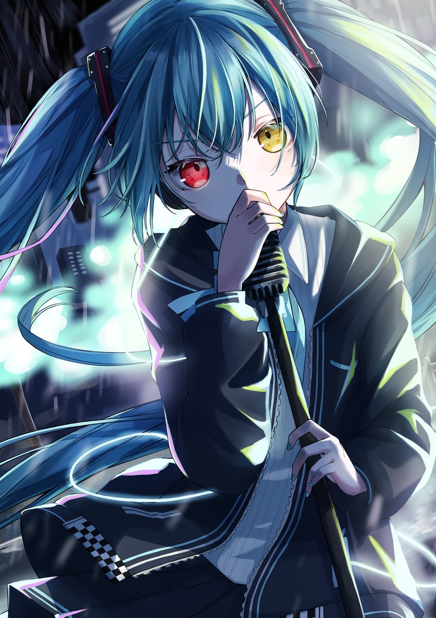 hatsune miku (vocaloid and 3 more) drawn by nagitofuu