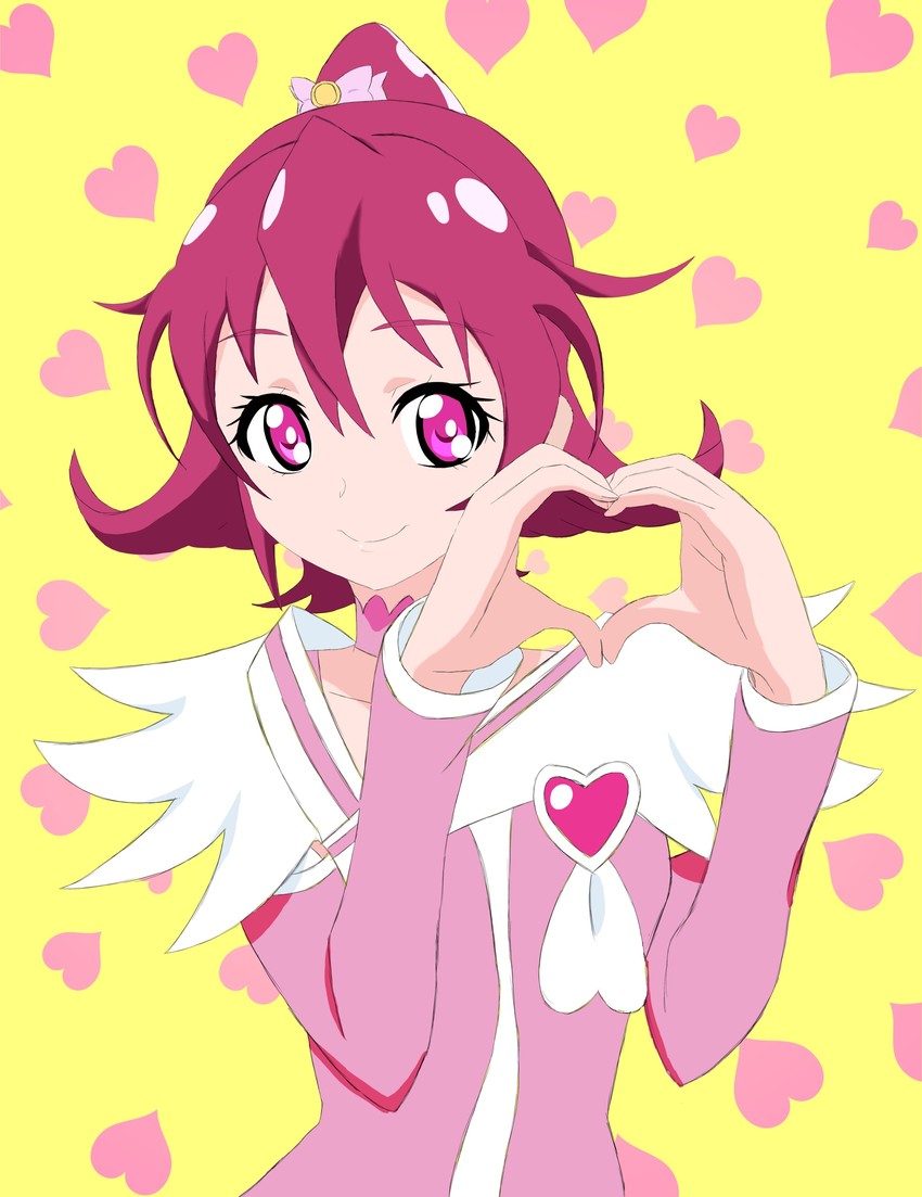 aida mana and cure heart (precure and 1 more) drawn by yantera