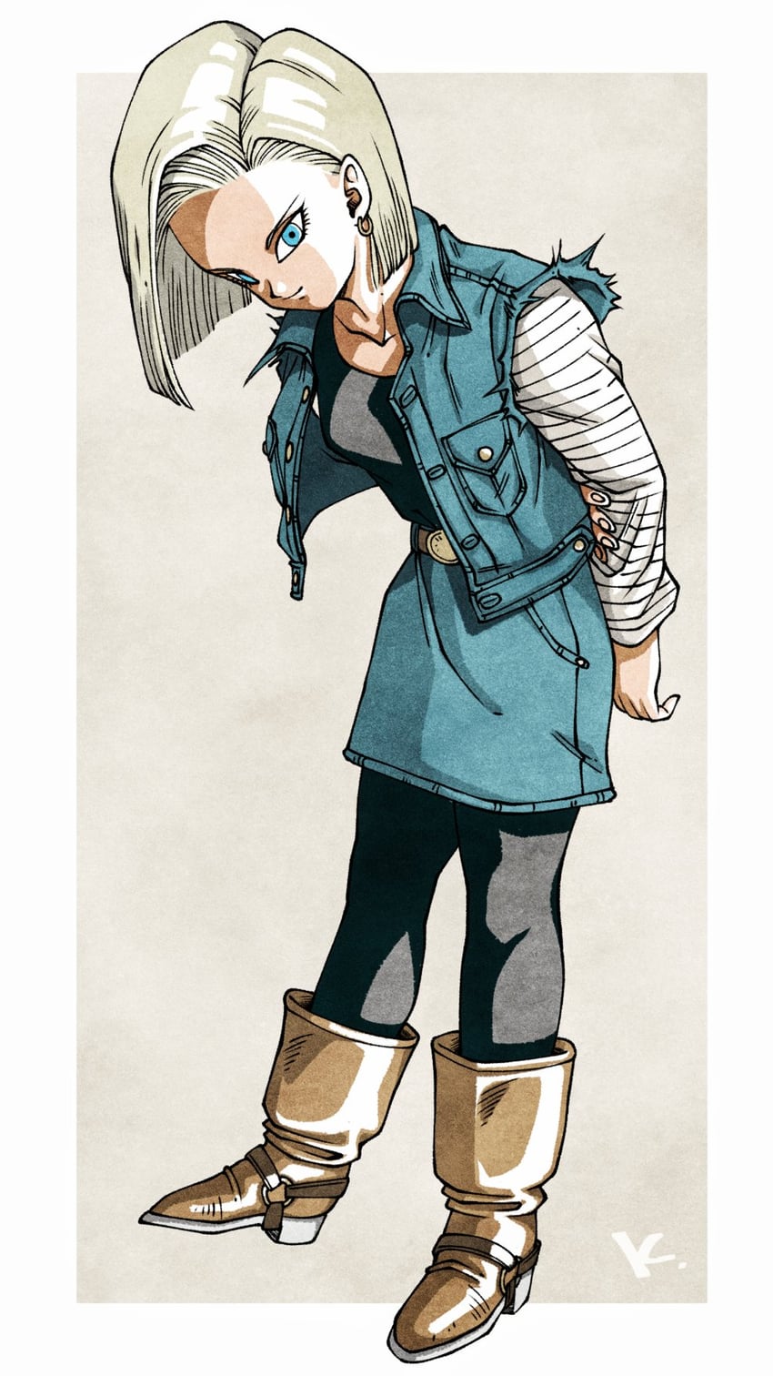 android 18 (dragon ball and 1 more) drawn by kakeru_(dbskakeru)