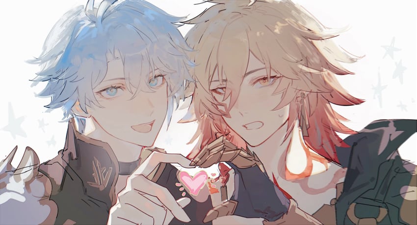 phainon and mydei (honkai and 1 more) drawn by dichlorvos
