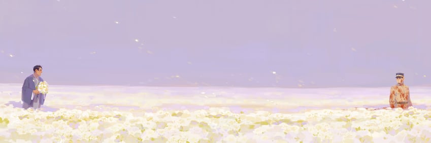 tsukishima hajime and koito otonoshin (golden kamuy) drawn by chengongzi123