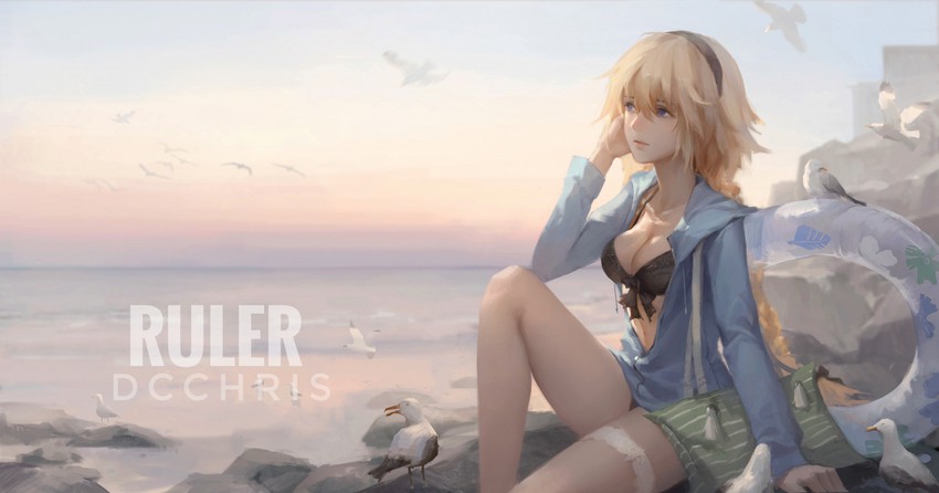 jeanne d'arc (fate and 1 more) drawn by dcchris