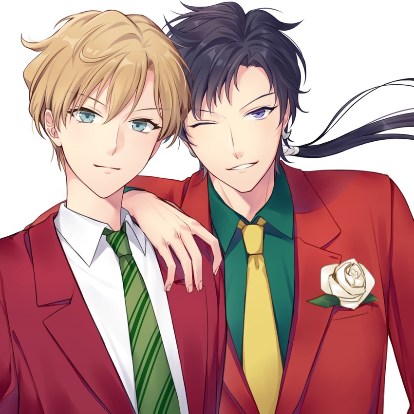 ten'ou haruka and seiya kou (bishoujo senshi sailor moon and 2 more) drawn by toujou_masateru