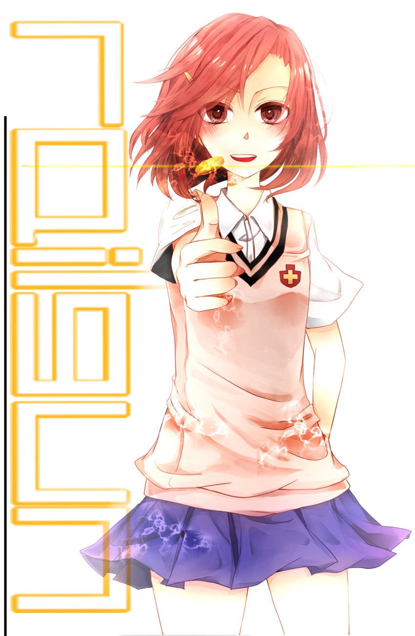 misaka mikoto (toaru majutsu no index and 1 more) drawn by shobonnu