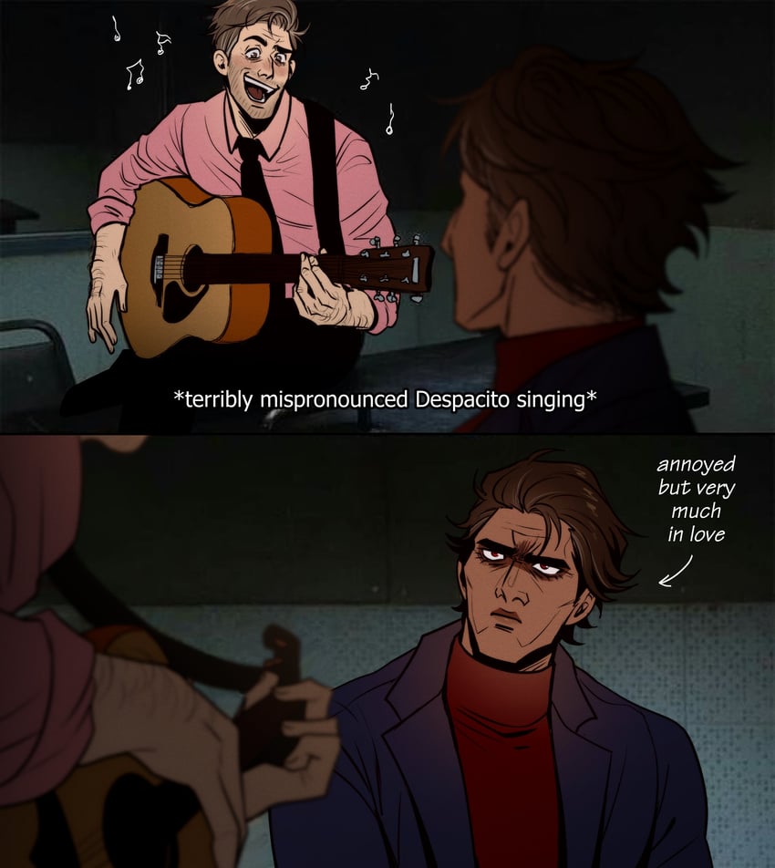 miguel o'hara and peter b parker (marvel and 4 more) drawn by nakariiale