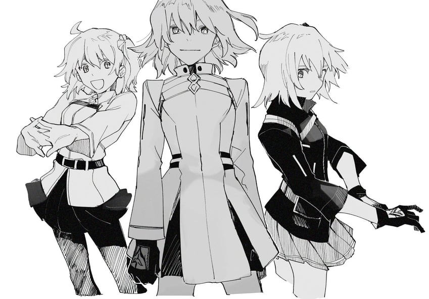 fujimaru ritsuka (fate and 1 more) drawn by kitada