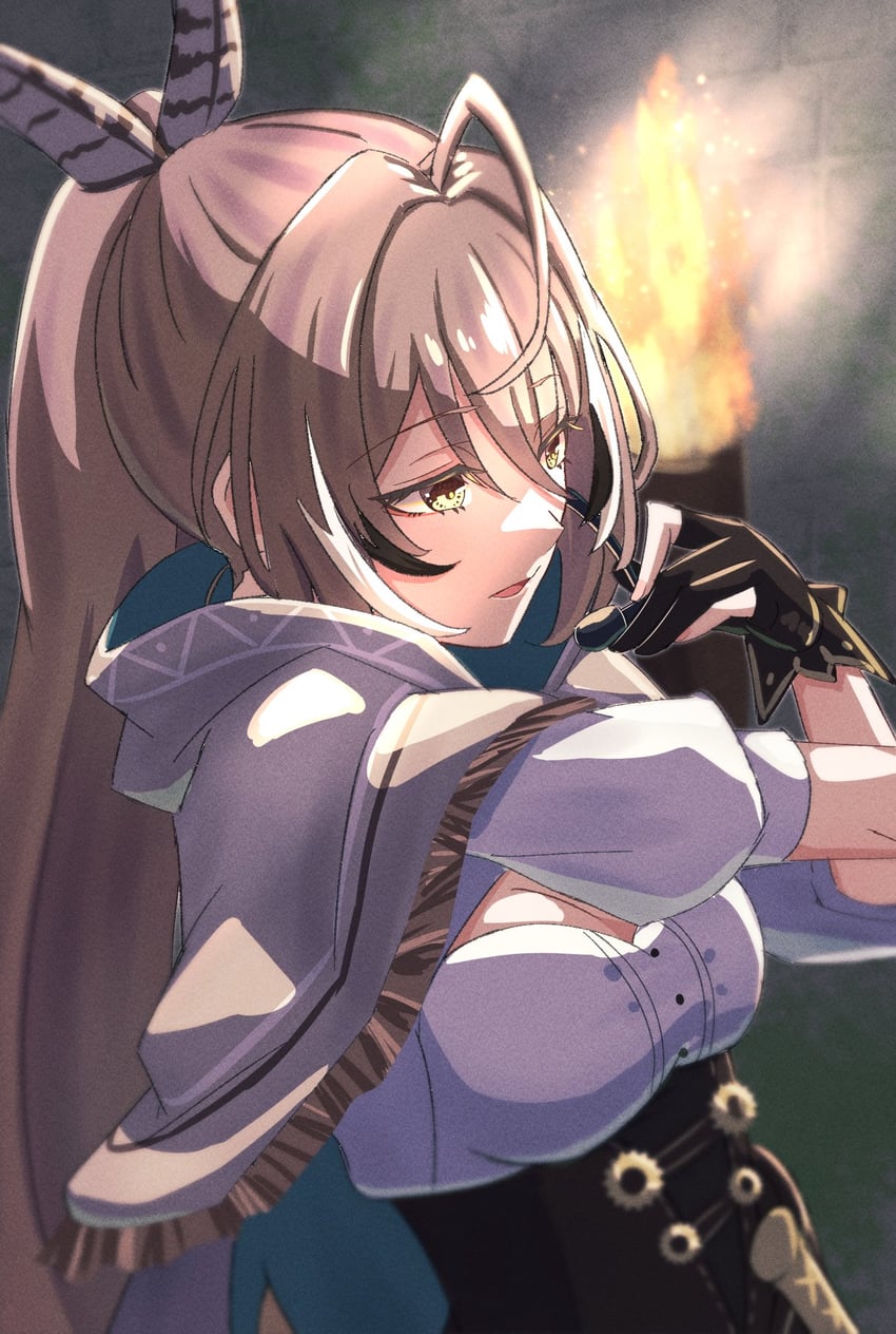 nanashi mumei (hololive and 1 more) drawn by chahanramen