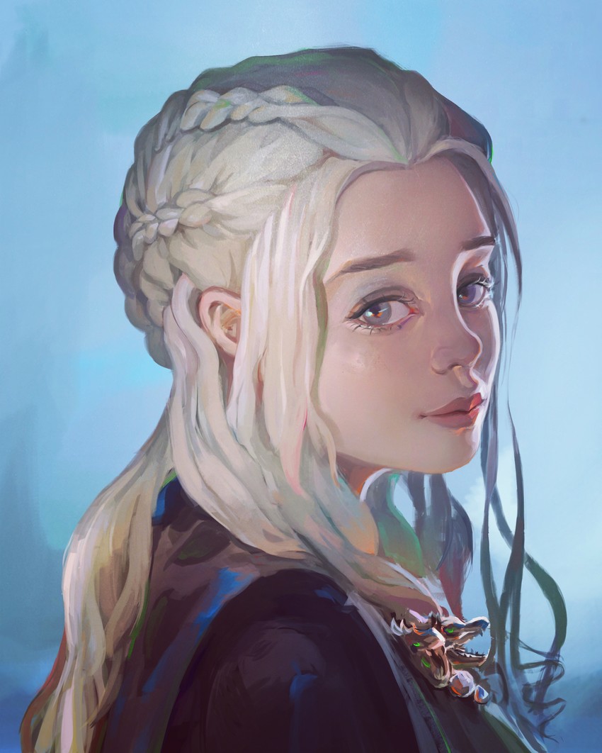 daenerys targaryen (a song of ice and fire and 1 more) drawn by twomix