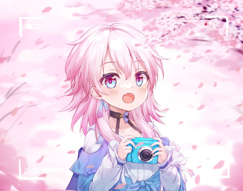march 7th (honkai and 1 more) drawn by iumi