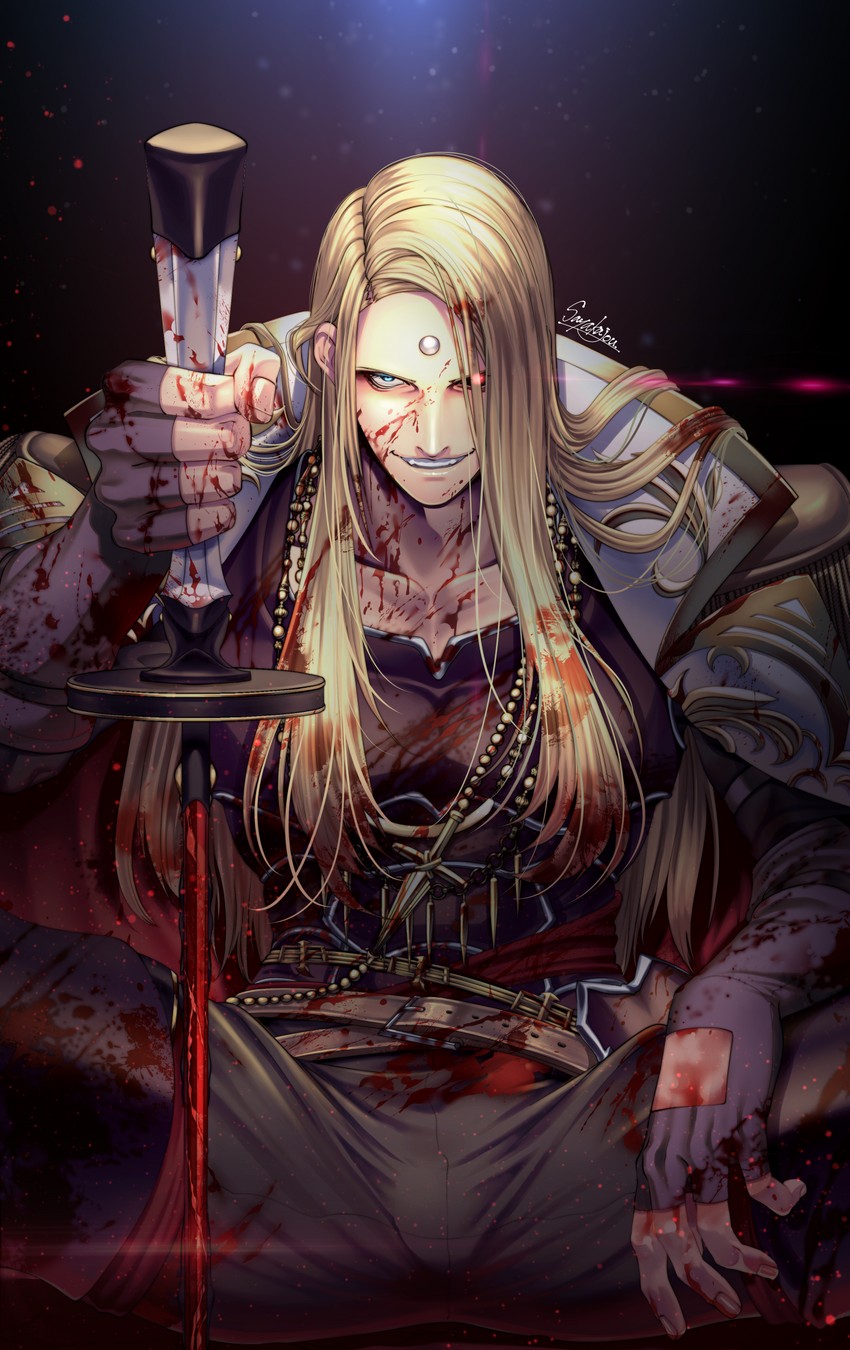 zenos yae galvus (final fantasy and 1 more) drawn by sayakajou