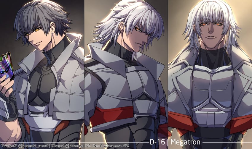 megatron and d-16 (transformers and 1 more) drawn by kurosaki_sasori
