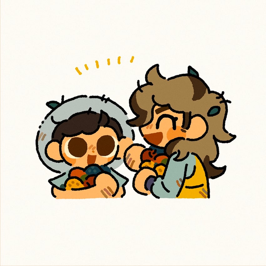 florian and arven (pokemon and 1 more) drawn by hmtmgl