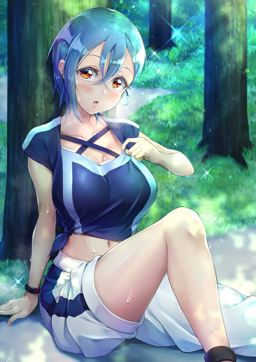 wakana shiki (love live! and 1 more) drawn by novady
