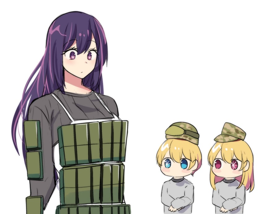Hoshino ai hoshino ruby and hoshino aquamarine oshi no ko drawn by