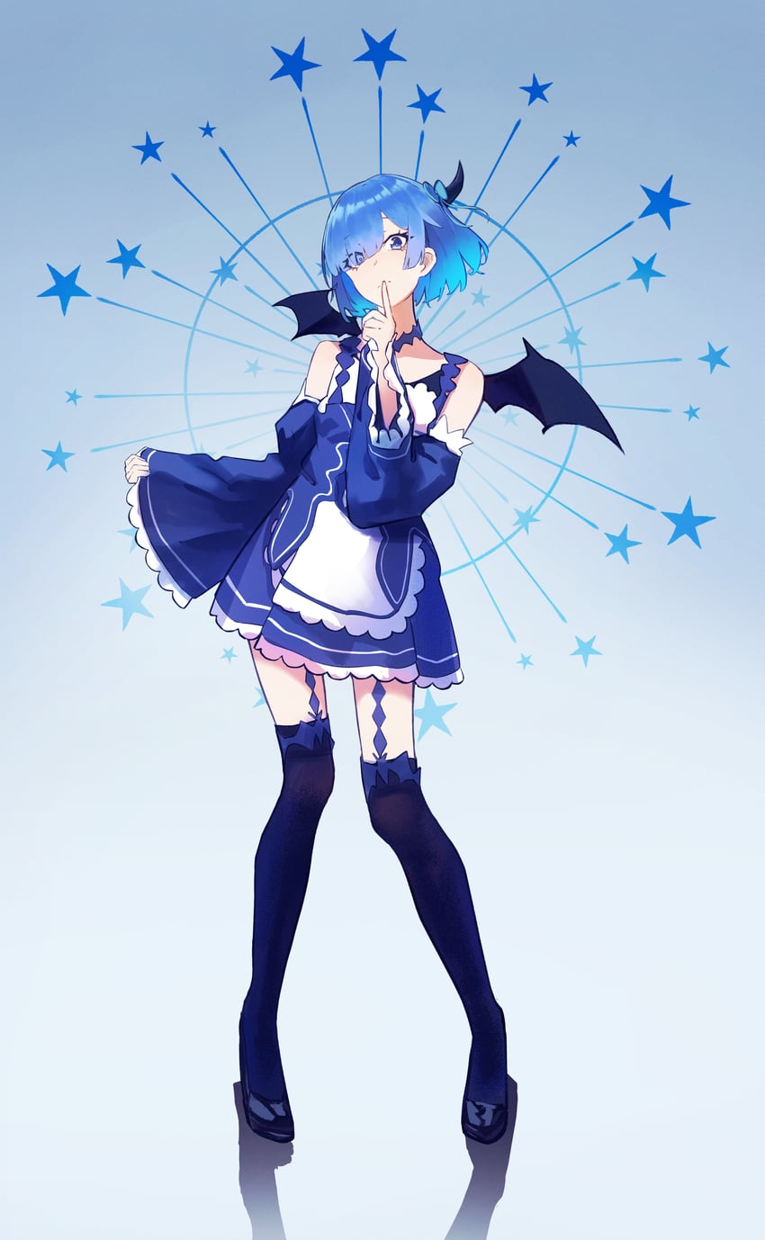 rem (re:zero kara hajimeru isekai seikatsu) drawn by rnna