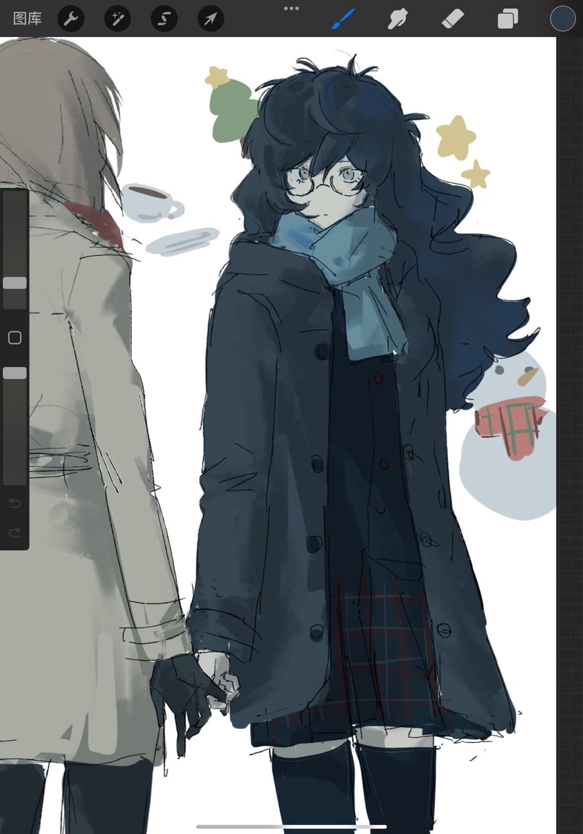 amamiya ren and akechi gorou (persona and 1 more) drawn by wuzeiyu