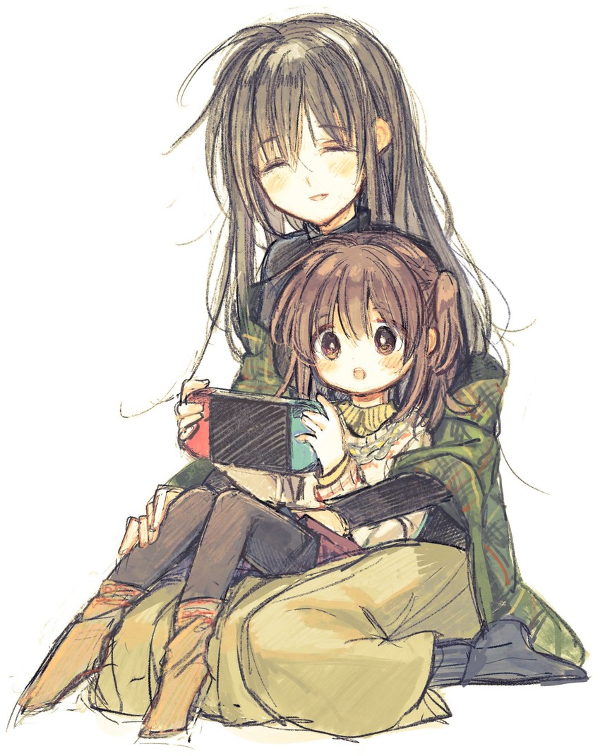 otone-chan and onee-san (kinjo no yasashii onee-san) drawn by itou_hachi