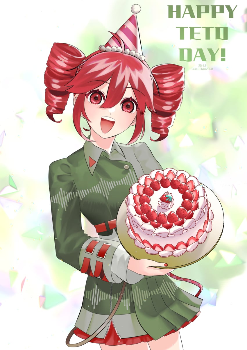 kasane teto (utau and 1 more) drawn by goldenriver8
