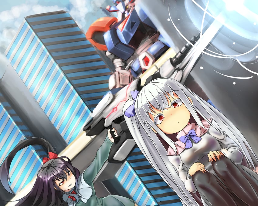 gigantic drive and 1 more drawn by karaage_(ta-na)