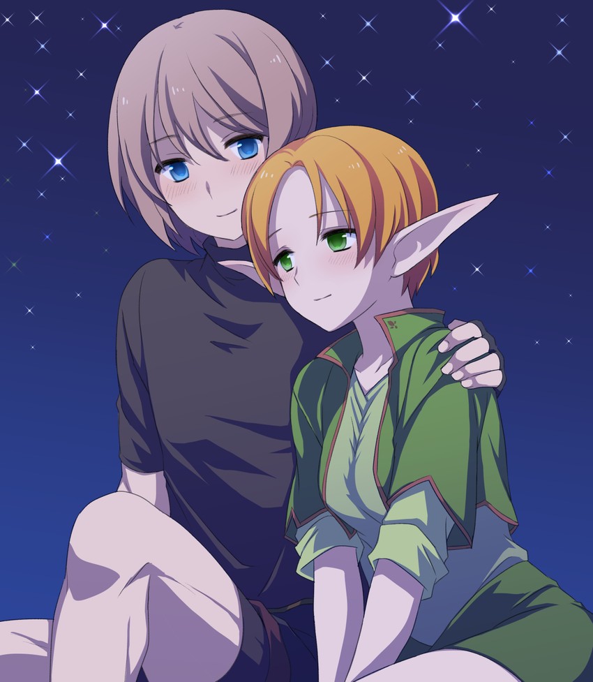 lazlo and paula (gensou suikoden and 1 more) drawn by ham_pon