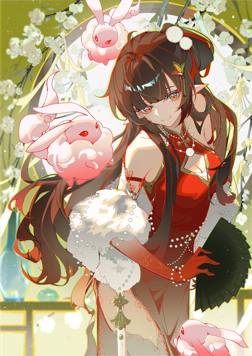 lingsha (honkai and 1 more) drawn by indai_(3330425)