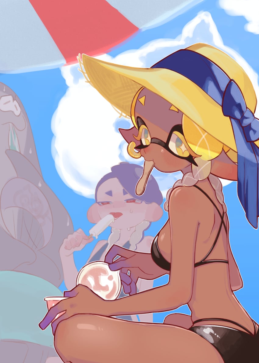 shiver, frye, and big man (splatoon and 1 more) drawn by mainichi_yamucha