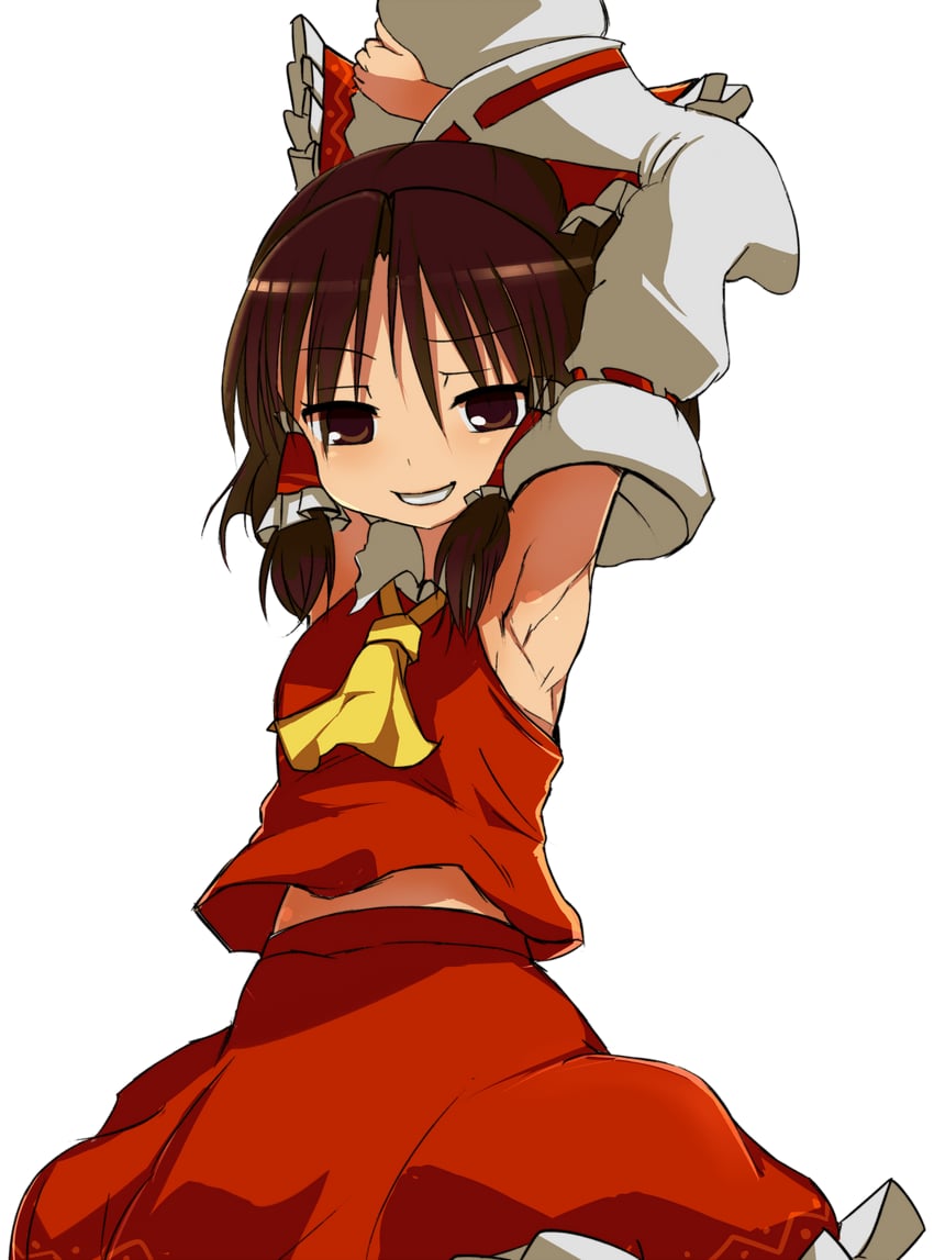 hakurei reimu and benikurage (touhou and 1 more) drawn by ayuki_(47881314)