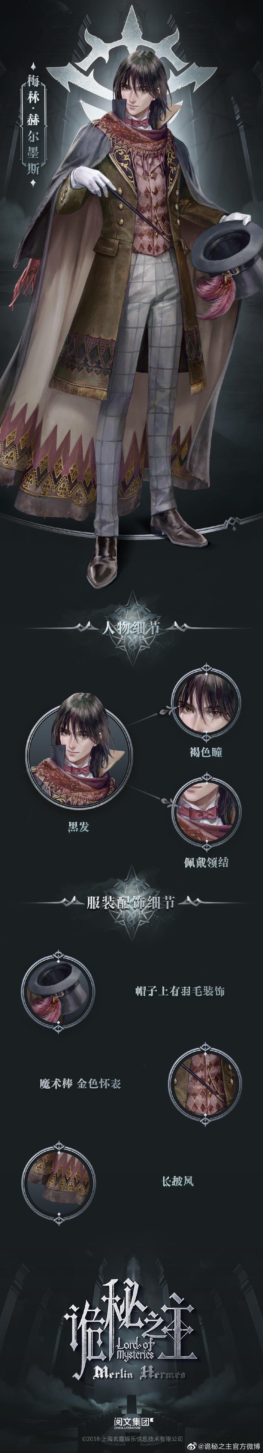 klein moretti and merlin hermes (lord of the mysteries)