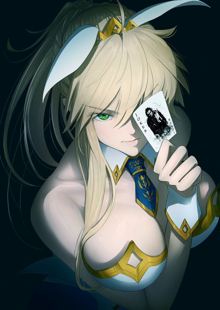artoria pendragon, joker, and heath ledger (fate and 4 more) drawn by imizu_(nitro_unknown)