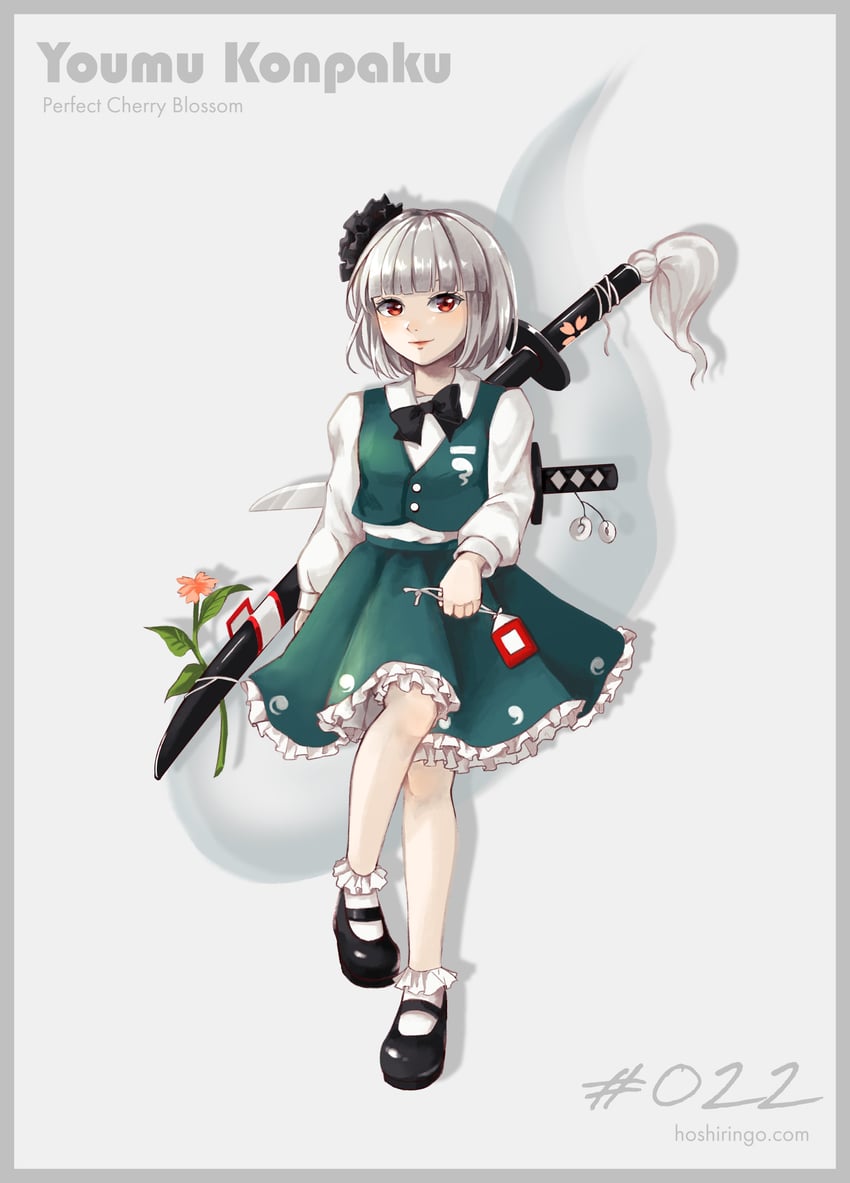 konpaku youmu (touhou and 1 more) drawn by hoshiringo0902