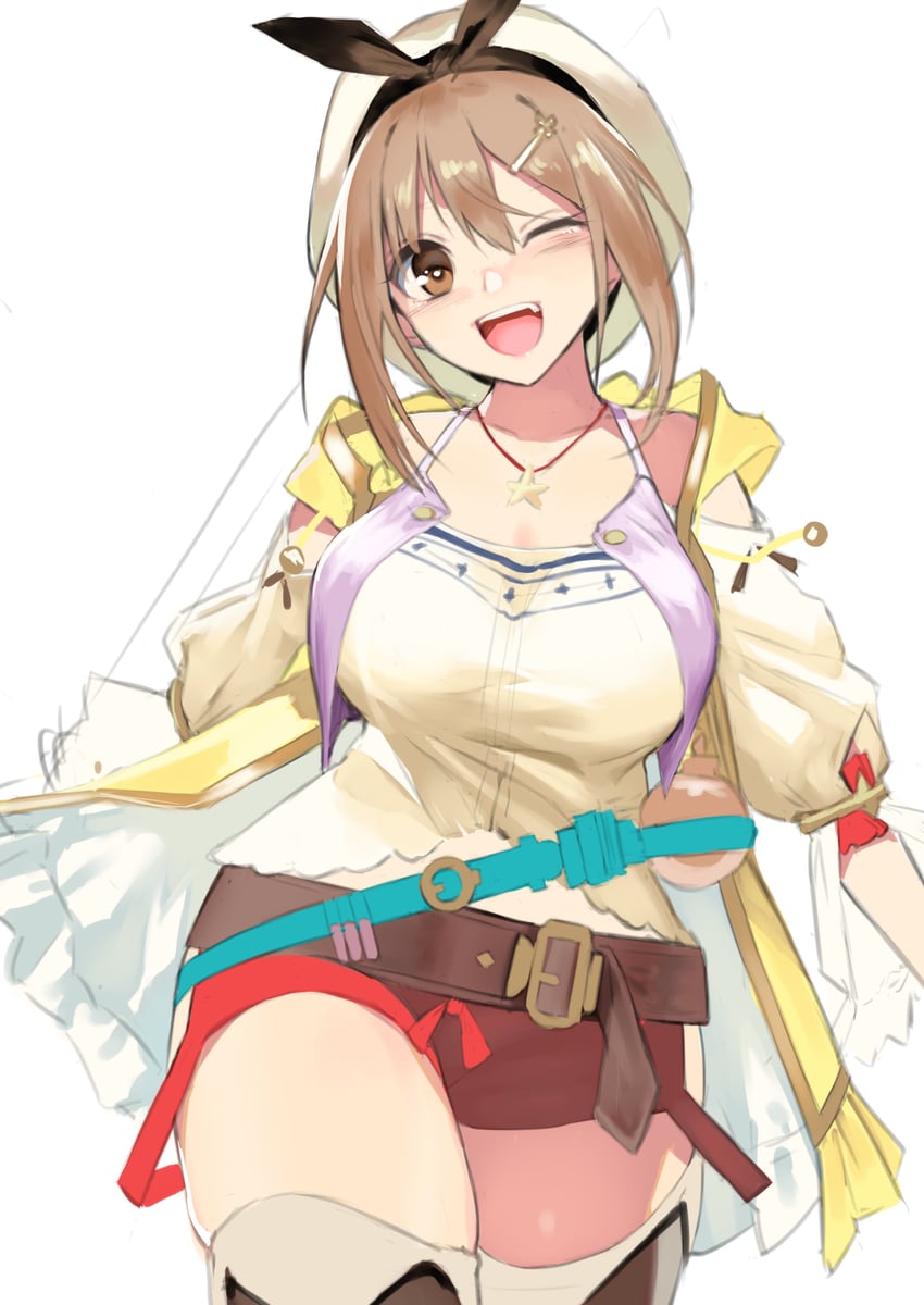 reisalin stout (atelier and 2 more) drawn by gen_(black_factory)