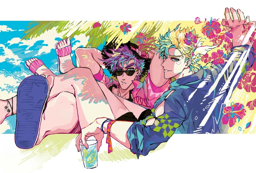 joseph joestar and caesar anthonio zeppeli (jojo no kimyou na bouken and 1 more) drawn by nigelungdayo
