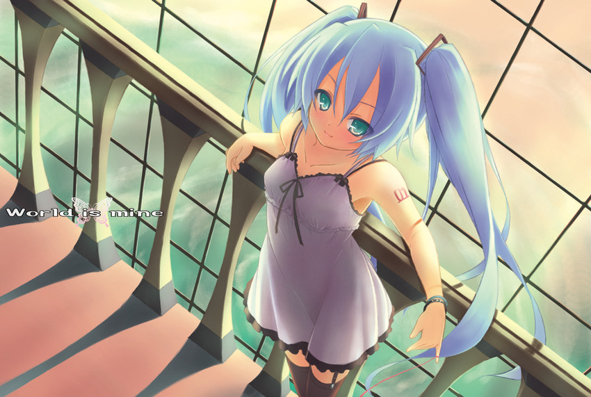 hatsune miku (vocaloid and 1 more) drawn by ryo_(botugo)