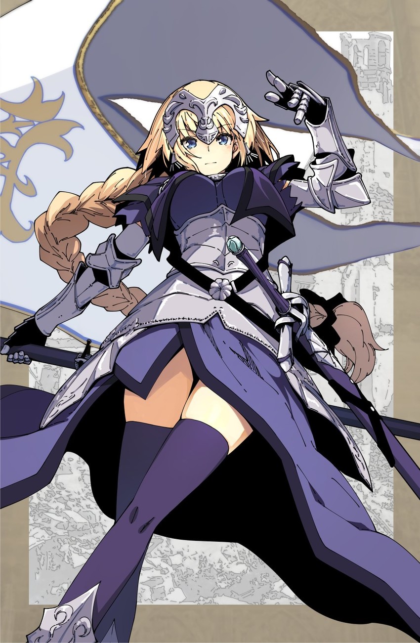 jeanne d'arc (fate and 2 more) drawn by iwasaki_takashi