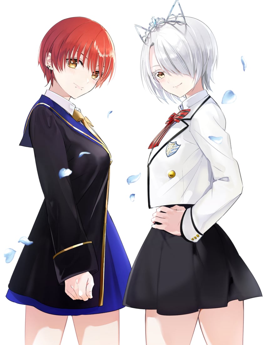 chartreux westia and pollux gemini (kishuku gakkou no juliet and 1 more) drawn by natsupa