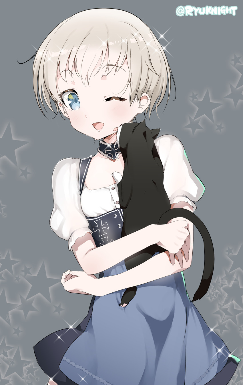 z1 leberecht maass and unsinkable sam (kantai collection) drawn by naitou_ryuu