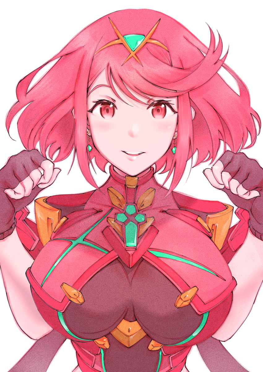 pyra (xenoblade chronicles and 1 more) drawn by ug333333