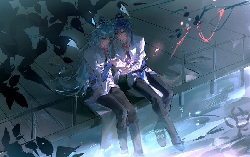 dongfang xianyun and yin feixing (wo jia da shixiong naozi you keng) drawn by yfq