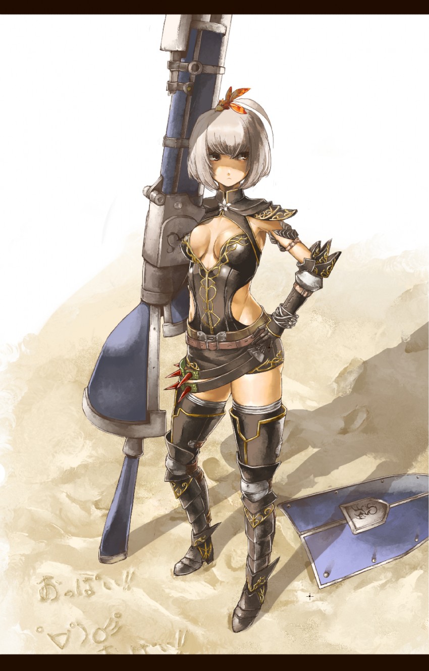 monster hunter (monster hunter and 1 more) drawn by npa_(sirokurokuma)