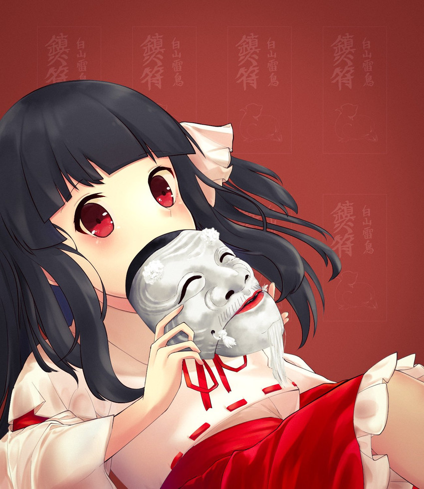 girl who trained on mt. haku (touhou and 1 more) drawn by yata_zetta