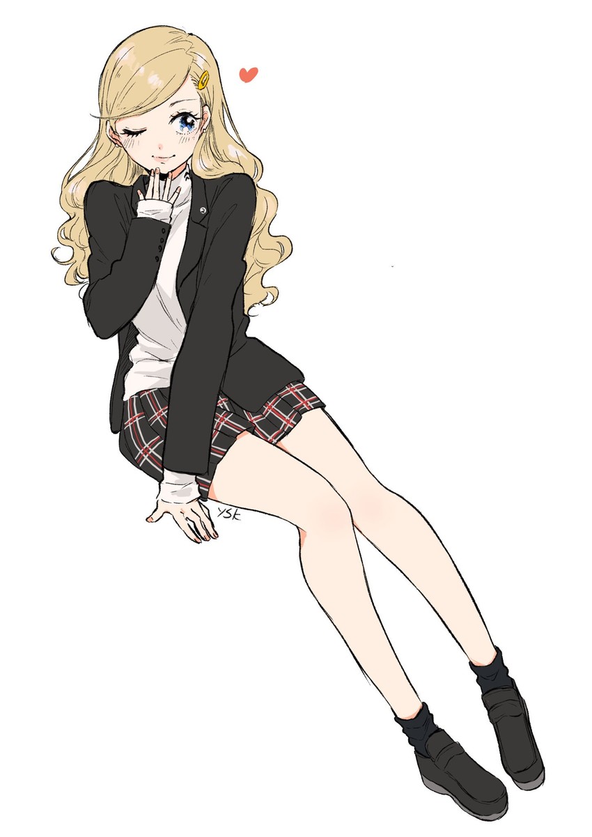 takamaki anne (persona and 1 more) drawn by yasuu!