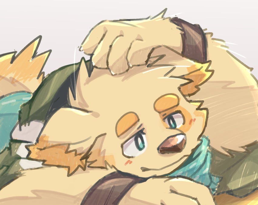 cu sith (tokyo afterschool summoners) drawn by inoshika_(boar_stag144)