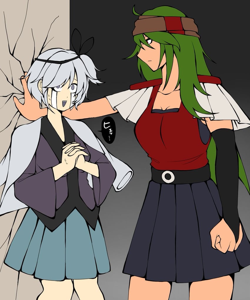 fujiwara no iyozane and taira no fumikado (len'en) drawn by 1jumangoku