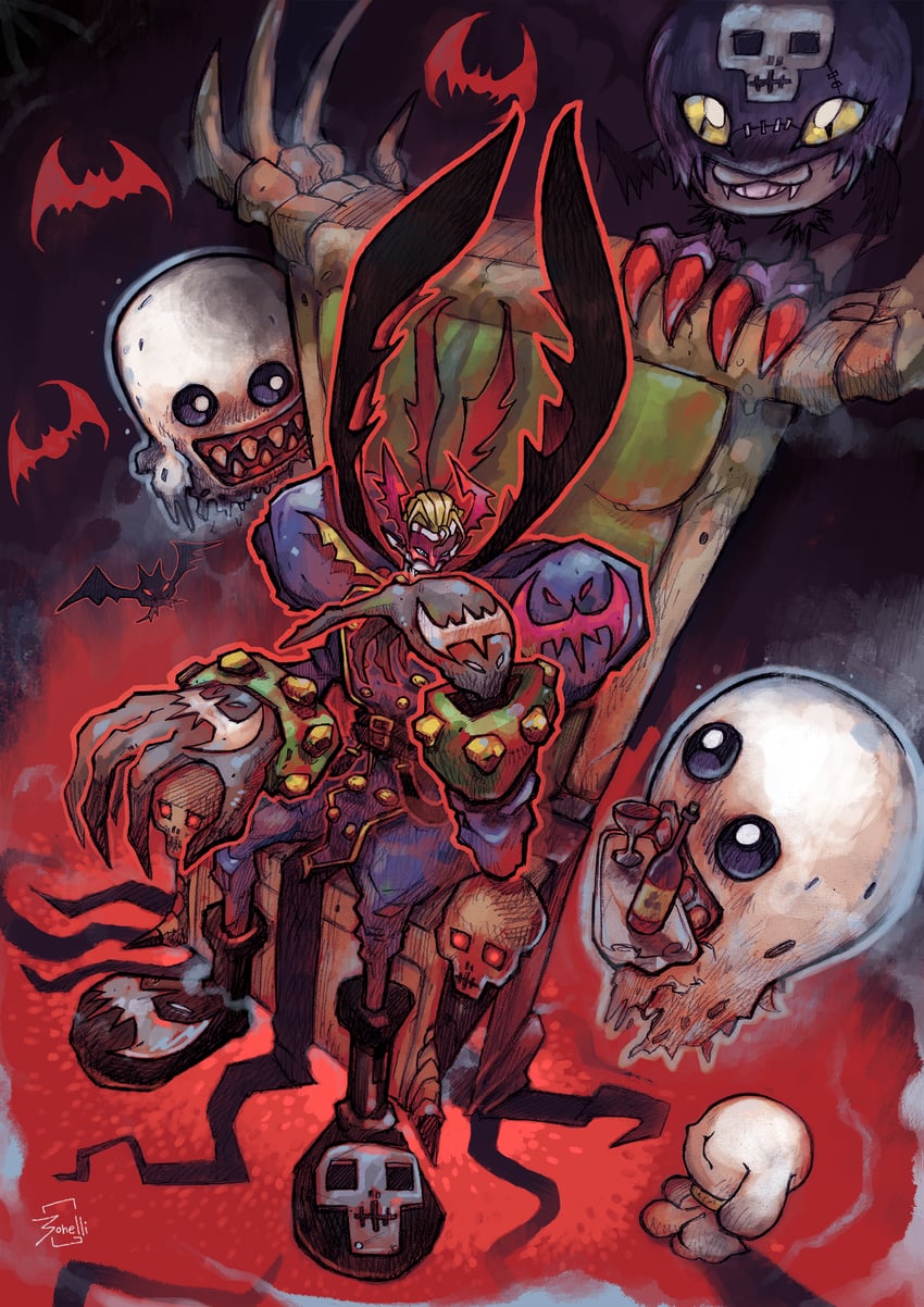 plotmon, picodevimon, bakemon, and vamdemon (digimon) drawn by odd-confusion-9398